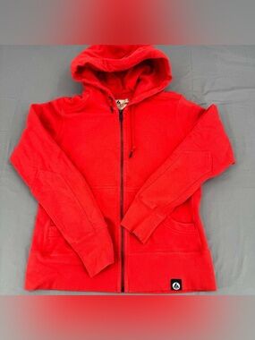 American Giant Classic Full Zip Hoodie Red/Orange Women's Size L